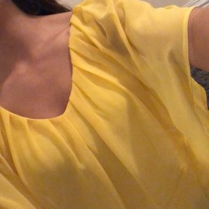 Yellow blouse